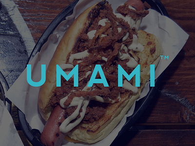 Umami - brand position ad advert branding comfort food hospitality hotdogs logo retail visual web
