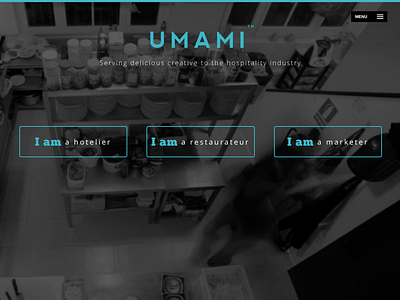 Umami Website Homepage bars branding design development digital drinks food homepage hospitality hotels restaurants website