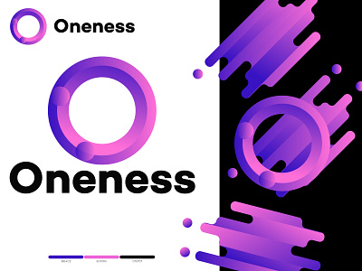 Oneness logo I modern logo design I app logo