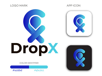 DropX logo -modern logo app logo best logo branding business logo colorful logo creative logo design dribbble best shot drop logo logo logo design logodesign minimalist logo modern logo professional logo trandy 2021 unique logo