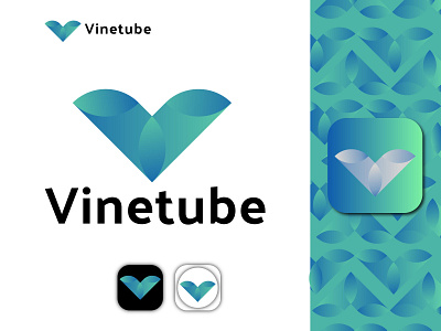 Vinetube logo app icon app logo business logo colorful logo dribbble best shot logo logo creator logo design logo maker minimalist logo modern logo professional logo quality design trandy 2021 v logo vector vector art vector design vinetube logo