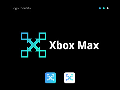 Modern Xbox Max logo design box logo modern logo modern xbox max logo design xbox logo xbox logo design xbox max logo