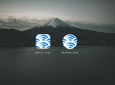 Daily UI :: 005 / App Icon appicon dailyui dailyuichallenge design desktopicon icon japanesedesign logo mobileicon ui uidesign ux uxuidesign web