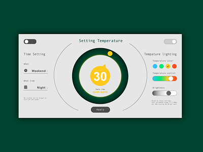 Daily UI :: 007 / Settings