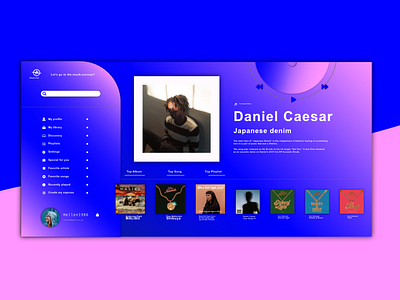 Daily UI :: 009 / Music Player