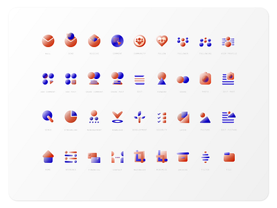 Daily UI :: 055 / Icon Set