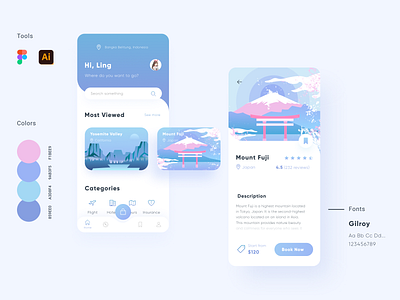 Travel App Design