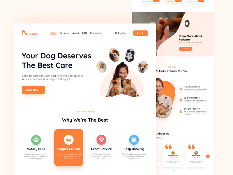 Pet Care Web designs, themes, templates and downloadable graphic ...