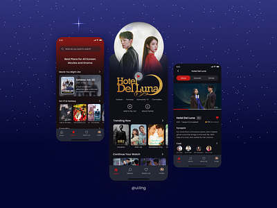 Movie streaming Mobile App