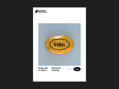 Index Poster 3d arnold branding c4d design graphic design index poster