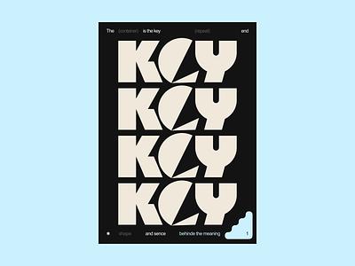 Keys poster design graphic design key keys poster typography