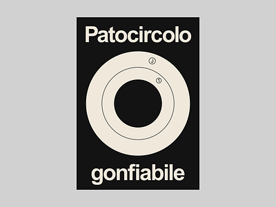 Patocircolo Poster circle design graphic design poster poster design