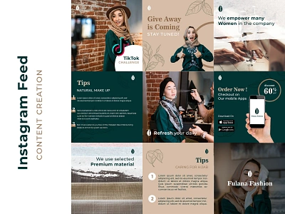 Social Media Post-1 branding design giveway hijab illustration instagram instagram post socialmedia tiktok