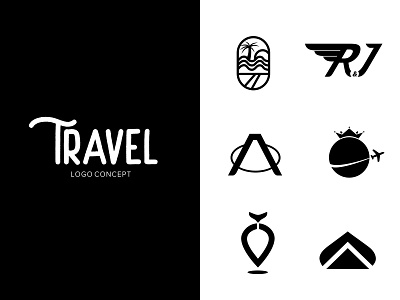 Logo Concept Vol.1 branding design logo negativespace tour travel