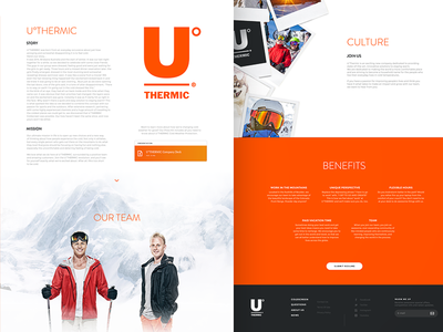 U°Thermic About animation branding icons ui ux