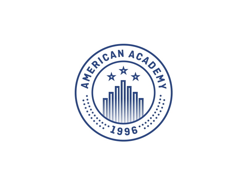 American Academy Identity/tagline american animation branding ident logo stars