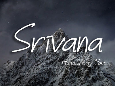 Srivana -Handwriting Font