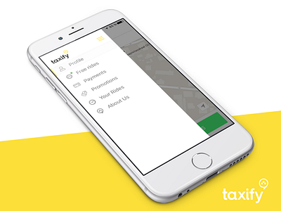 Concept of Taxify app