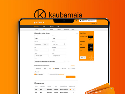 Kaubamaja - Loyalty card system design design e commerce loyalty card product system