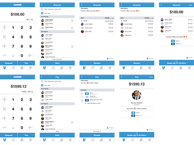 Venmo Redesign Case Study app design mobile redesign ui ui ux ux venmo visuals wireframes