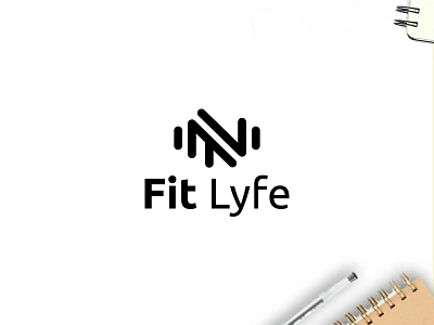 Fit Lyfe adobe illustrator artwork awesome logo bodybuilding brand identity design business logos creative logo graphic design healthy life icon design initial logo love minimalist logo modern logo monogram letter mark muscle personaltrainer sports logo typography workout