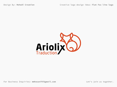 Ariolix tradution - logo design animal logo animation art design awesome logo brand identity design branding business logo creative logo design freelancer graphic design illustration line art logo logo design love minimalist logo modern logo typography vector design