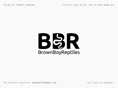 Brown Boy reptiles - logo design