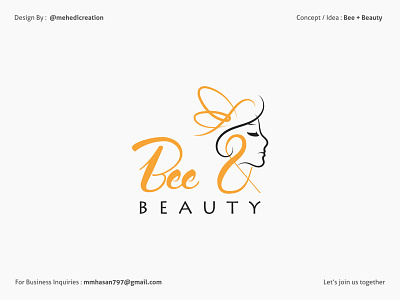 Bee & Beauty - logo design