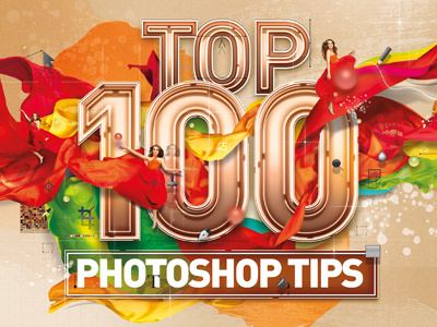 Advanced Photoshop - Issue 100 cover digital illustration