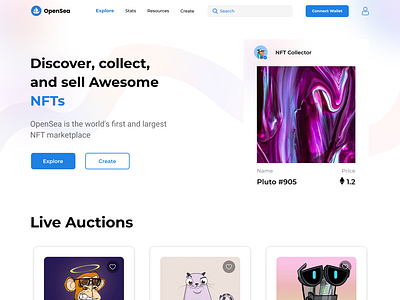 Opensea Redesign Concept