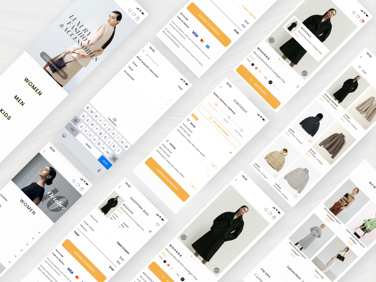 Ecommerce App UI Kit by Vishal Gediya on Dribbble