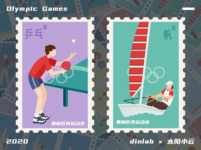 Stamp Design of Olympic Games