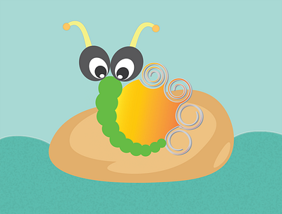 Snail Illustration animation colorful art design icon illustration logo snail ui ux vector web
