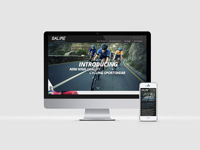 Responsive website for cycling sportswear company