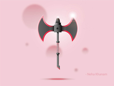 Loki Hammer avergers design flat illustration grey hammer illustration illustration art loki marvel pink thor thunder