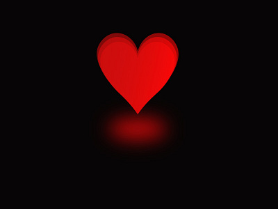 Heart black blackandred blur design flatillustration happy heart heartlogo hearts illustration art illustrator love red sad