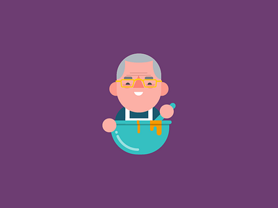 Bakery character illustration