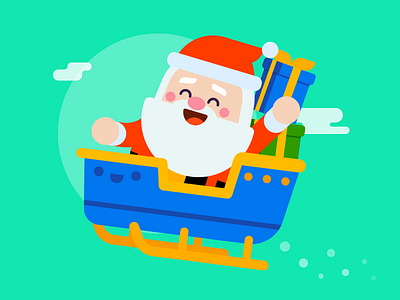 Bum Santa appstore character christmas design holidays imessage ios santa stickers