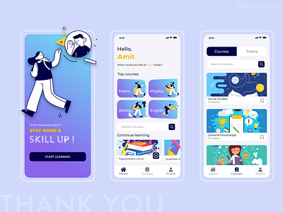 E Learning app concept - Amit Yogiraj