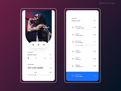 Music app concept