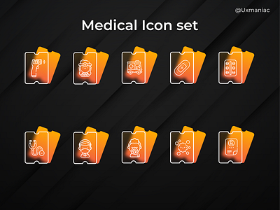 Medical icon set