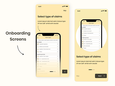 Onboarding Screens