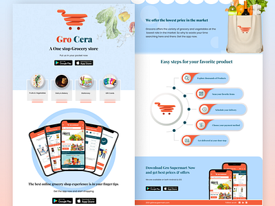 Grocery info website app design brand cool dailyui design food food delivery grocery grocerydelivery grocerywebsite illustration info minimal ui uidesign ux uxmaniac web web design website