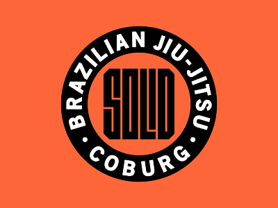 Solid Jiu-Jitsu Logo badge brazilian jiu jitsu jiu jitsu logo solid sports