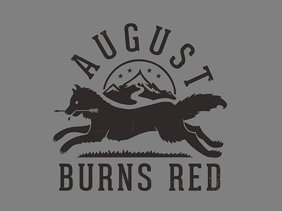 bloody arrow august burns red clothing design fox fresh illustration merchandise shirtdesign vintage winter