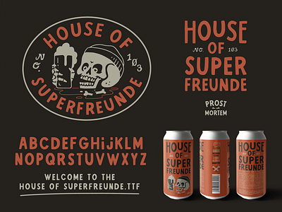 HOUSE OF SUPERFREUNDE craftbeer logo superfreunde