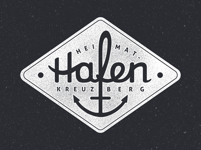 heimathafen anchor design kreuzberg logo sketch