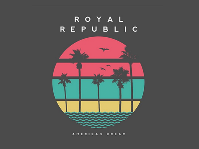 american dream american dream california fresh illustration royal republic summer venice beach