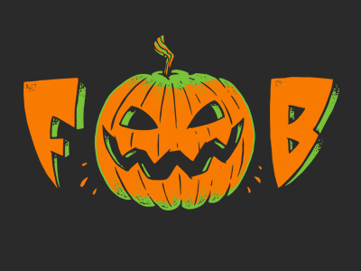 f pumpkin b bones drawing fall out boy fresh halloween horror illustration pumpkin sketch skull