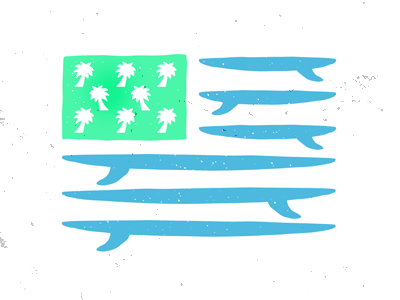 surfstate board doodle drawing flag fresh hippie illustration sketch surf surfing vintage